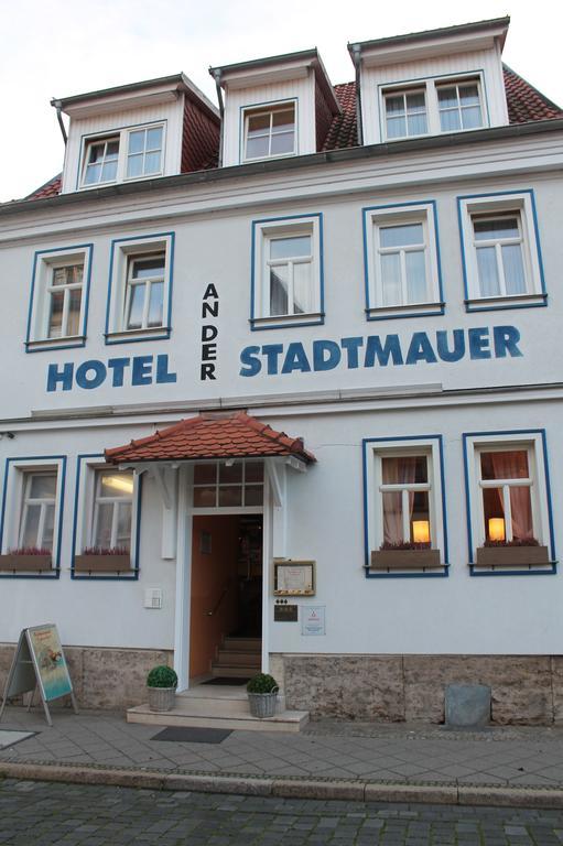 Hotel An Der Stadtmauer Mühlhausen Exterior foto